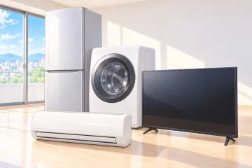 冷蔵庫・洗濯機・テレビ・エアコンのイメージ