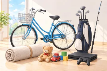 自転車・おもちゃ・ゴルフ用品などのイメージ